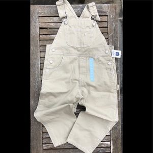 Baby Gap khaki overalls- NWT